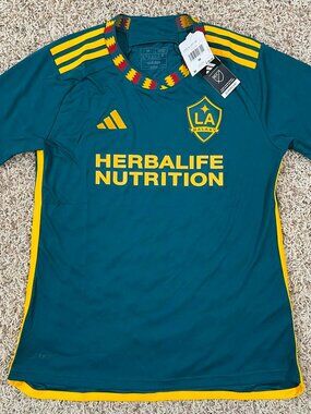 Adidas LA GALAXY 23/24 Women’s Authentic Away Jersey HU1410, Size Medium (New)